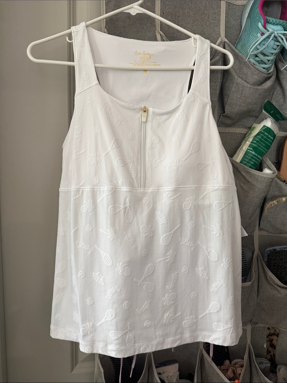 Lilly Pulitzer Women’s White Tennis Tank Top